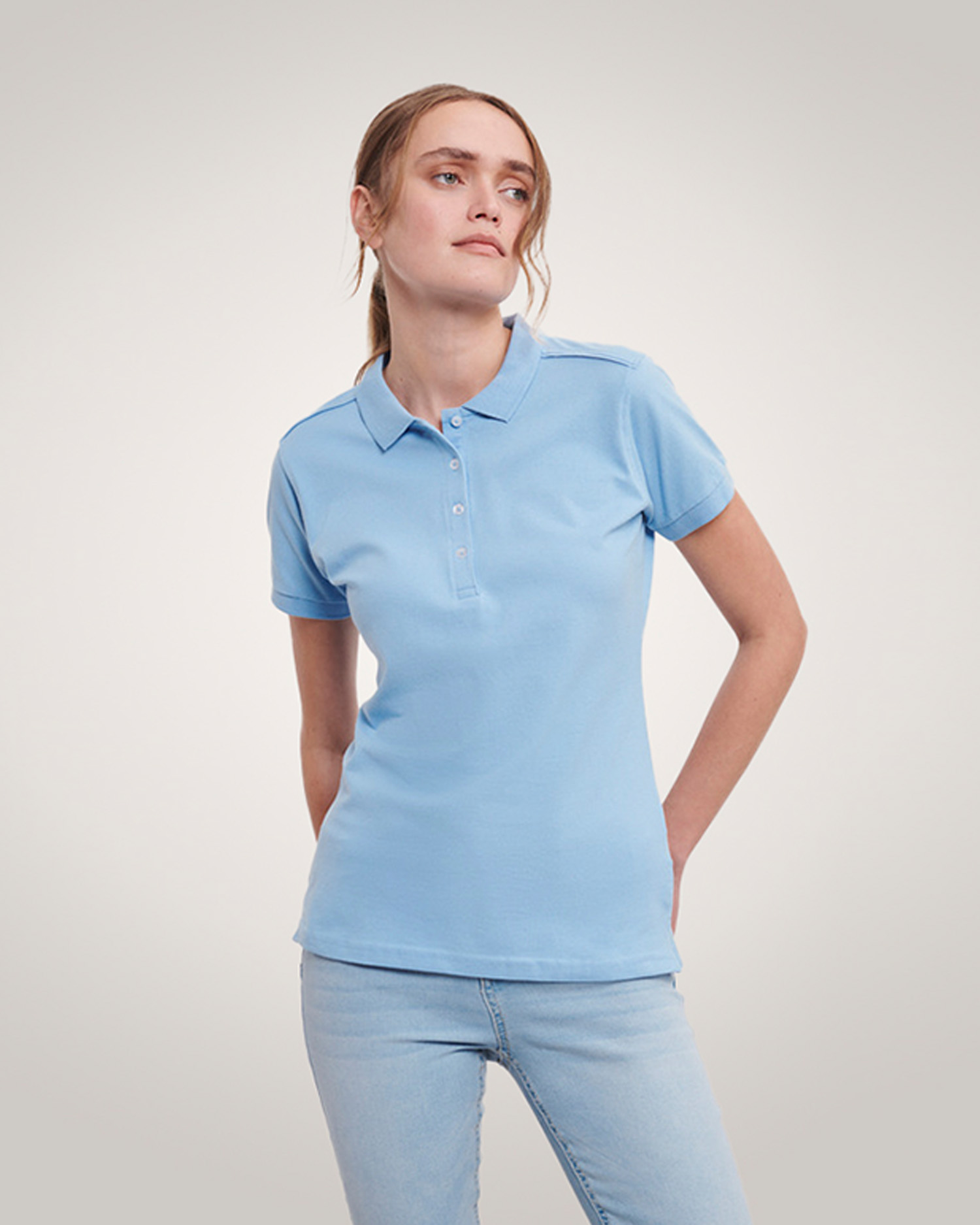 Poloshirt dames Russell 566F