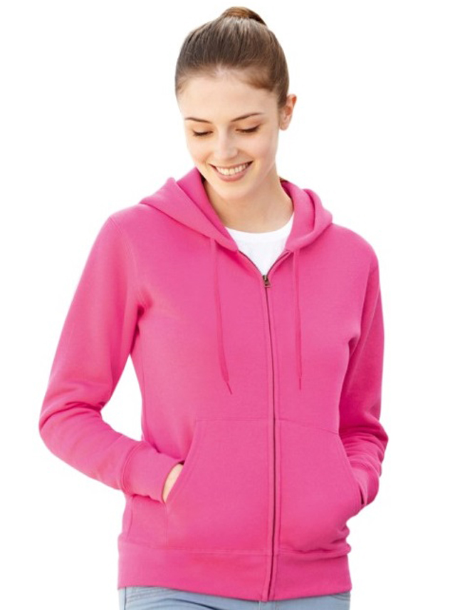 Sweater dames Fruit Hooded Lady-fit Zip