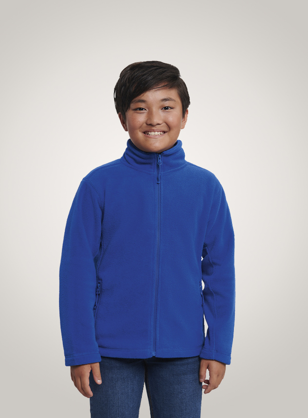 Fleece kinder Russell 870B hele rits