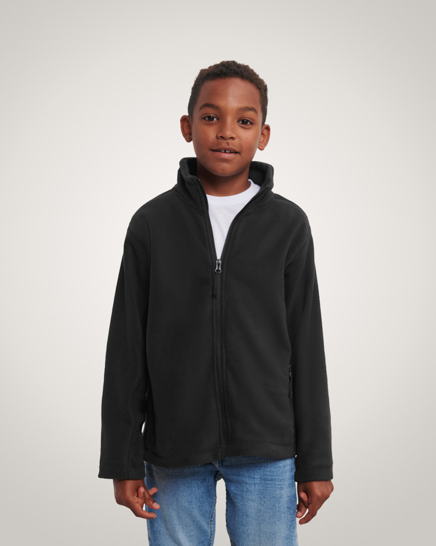 Fleece kinder Russell 870B hele rits