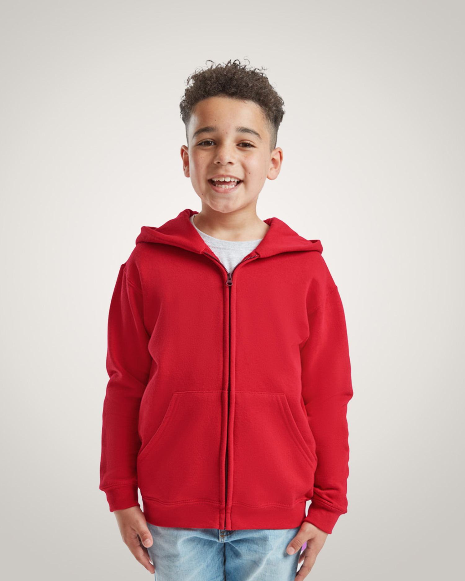 Sweater kinder Fruit Hooded hele rits
