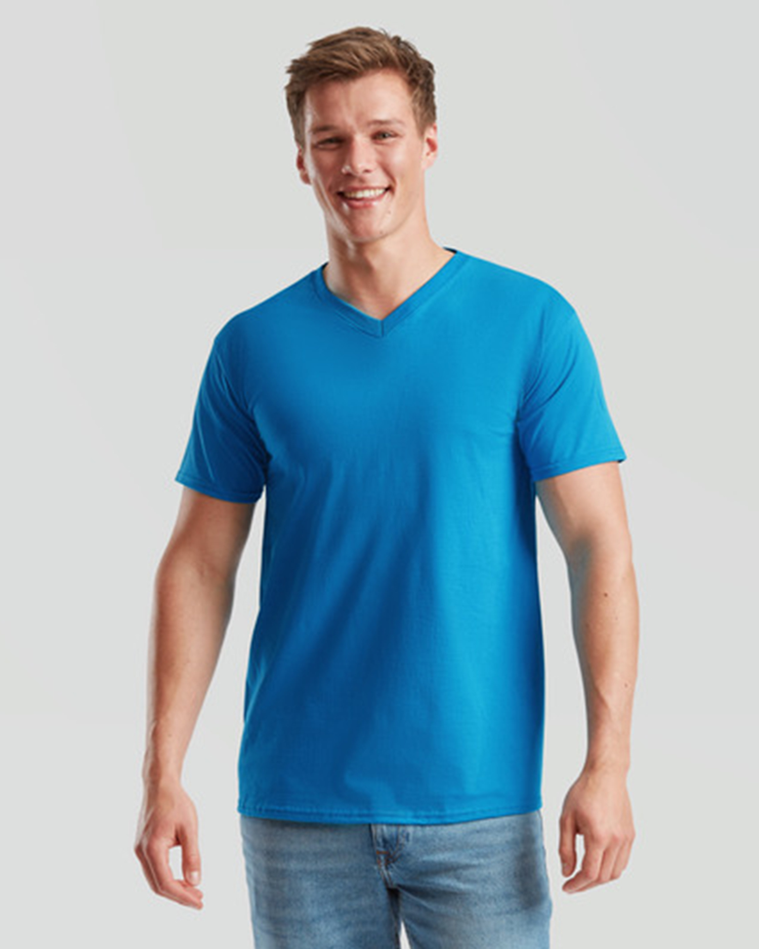 T-shirt Fruit Valueweight  V-hals